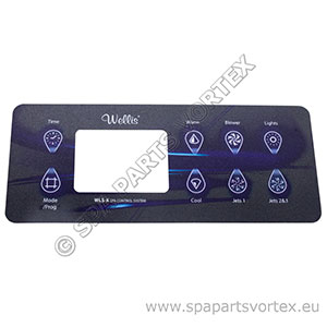 Wellis Control Panel Overlay - VL801D