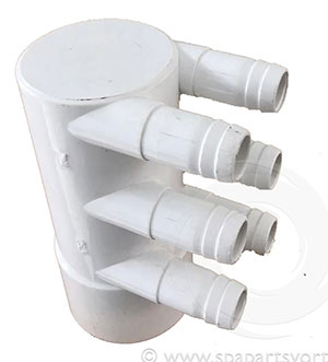 Water Manifold End Cap 2 Inch Socket x 3/4 Inch RB (6PT)