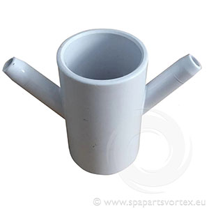 Air Manifold 1 Inch Socket x 1 Inch Socket x 3/8 Inch SB (2PT)