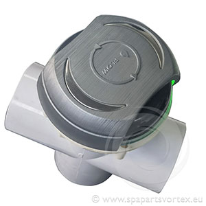 Las Water 2 Inch Sapphire Diverter Valve With Lighting Ring