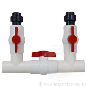 Heat Pump ByPassBall Valve Kit 1.5 Inch To 1 Inch